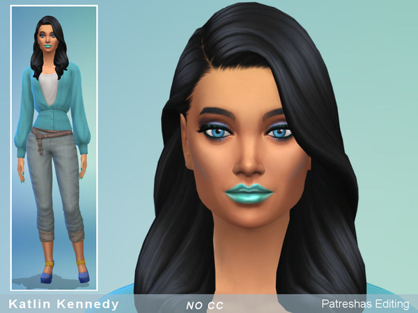 Sims 4 — Katlin Kennedy by patreshasediting2 — Katlin Kennedy is such a driven young adult, she loves to paint and sell