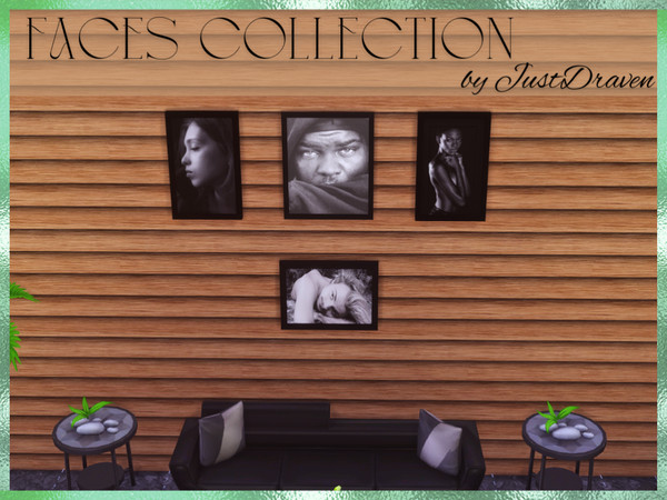 Sims 4 — JustDraven Faces Portrait by Draven298 — This collection has your color coordinated Challenges in mind. I will