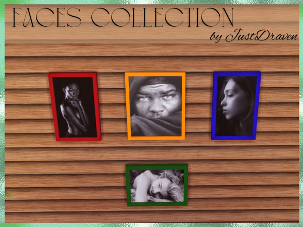 Sims 4 — JustDraven Faces Collection Part 3 by Draven298 — This collection has your color coordinated Challenges in mind.