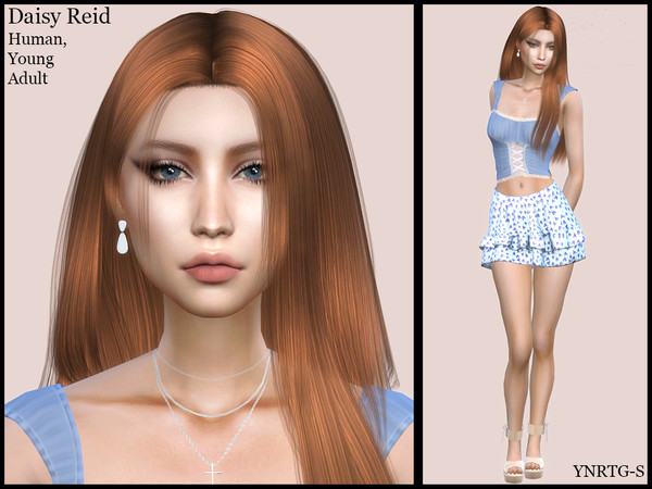 Sims 4 — Daisy Reid by YNRTG-S — Please check the Creator Notes tab to see my DLCs and the Required tab for the CC the