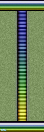 Sims 2 — Columns Two - Funky Blue - 3 by KittenKiss — Walls that zing! An intermatching set of walls (mix and match them