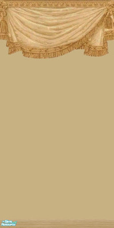 Sims 2 — NK Swags - Browns - Light Brown by MoMama — An attractive tan swag on Light Brown paint.