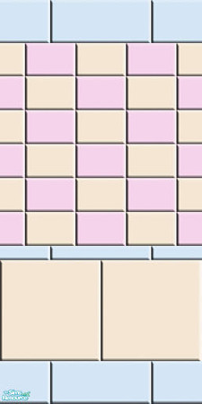 Sims 2 — Princess - Individual Item by Lorah — Princess-pink, Baby-blue, Sea-shell are the main colors in this set.