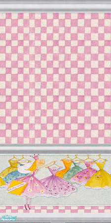 Sims 2 — Many - Individual Item by Lorah — This is a variety of walls in many styles and colors. 1 tile in blue and brown