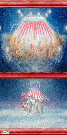 Sims 2 — Many - Individual Item by Lorah — This is a variety of walls in many styles and colors. 1 tile in blue and brown