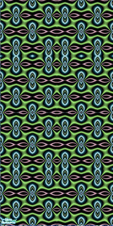 Sims 2 — Bad Taste Wallpaper 4 by Lola — A Set Of 'Bad Taste' Wallpaper, in Various Hideous Patterns, But At Only $1, You