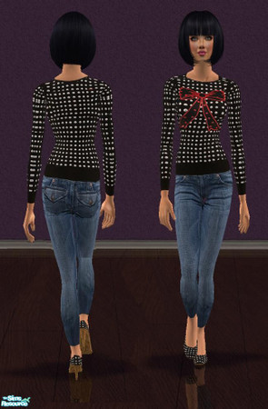 Sims 2 — High Street - Spot Me by pretty_baby — 5 Outfits for your lady. Mesh required by me. I dont really think this is