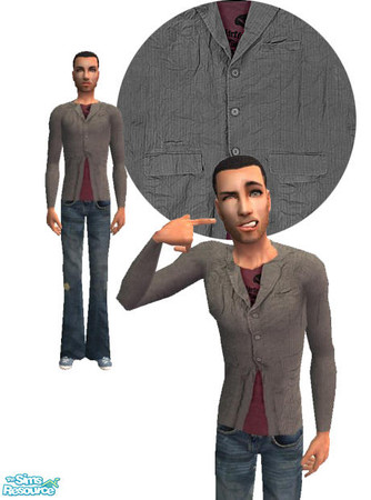 Sims 2 — Mens Collection 3 - 2 by agaliha5 — You must click the SimChic link below to get the mesh. Download the outfit
