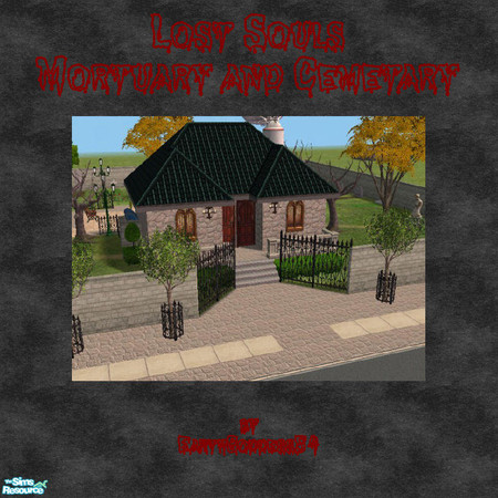Sims 2 — HH\'s Lost Souls Mortuary & Cemetary by EarthGoddess54 — Made for the Haunted Hallow \'hood. Lost Souls is