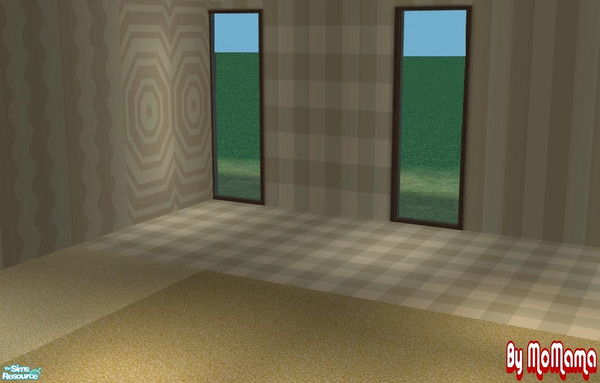 Sims 2 — NK Eggshell Walls/Floors by MoMama — Set 11 of 20. This is one of those neutral shades that plays well with