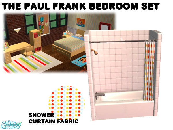 Sims 2 — Paul Frank Bedroom Set - Shower  by agaliha5 — A fun set inspired by Paul Frank products. Look at my other
