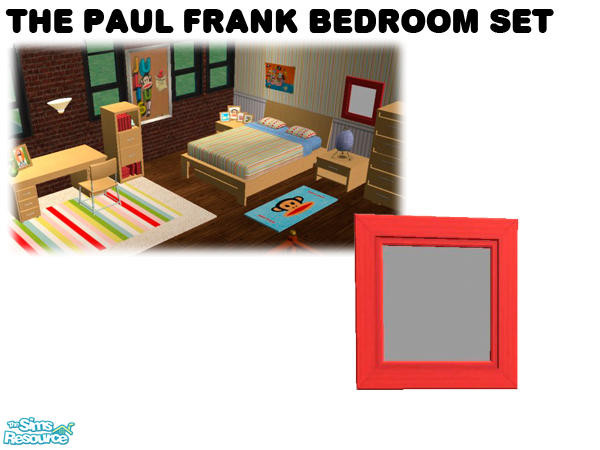 Sims 2 — Paul Frank Bedroom Set - Mirror by agaliha5 — A fun set inspired by Paul Frank products. Look at my other