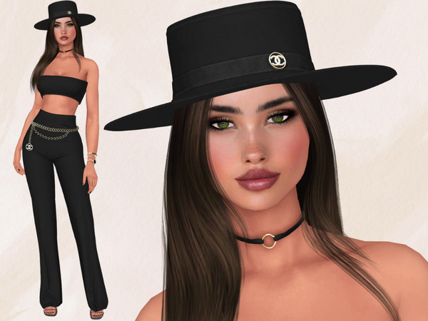 Sims 4 — Carissa Bradshaw by grinchk7 — If you want the Sim to look the same as in the pictures you need to download all