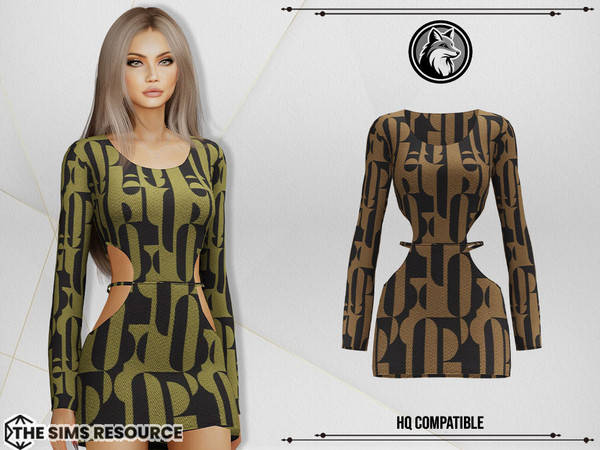 Sims 4 — Kia Dress by ForLima — 4 Colors