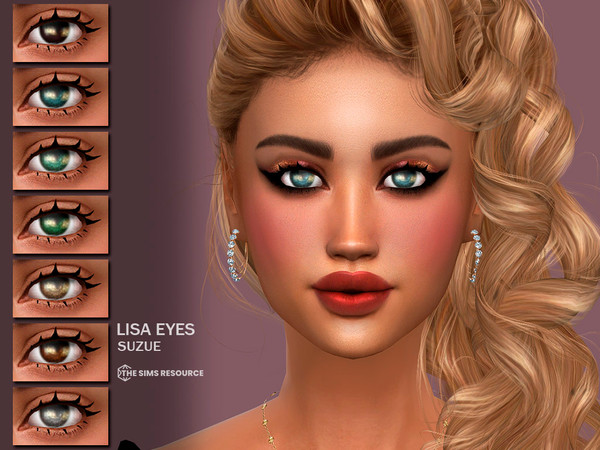Sims 4 — Lisa Eyes N43 by Suzue — 14 Swatches