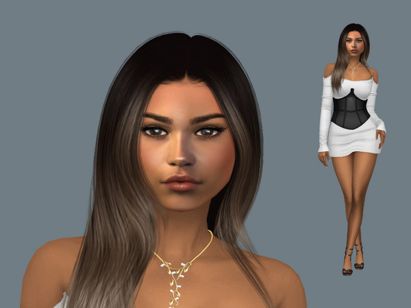 Sims 4 — Camila Hernandez by EmmaGRT — Pronouns are set as she her Make sure to check the Required tab if you want her to
