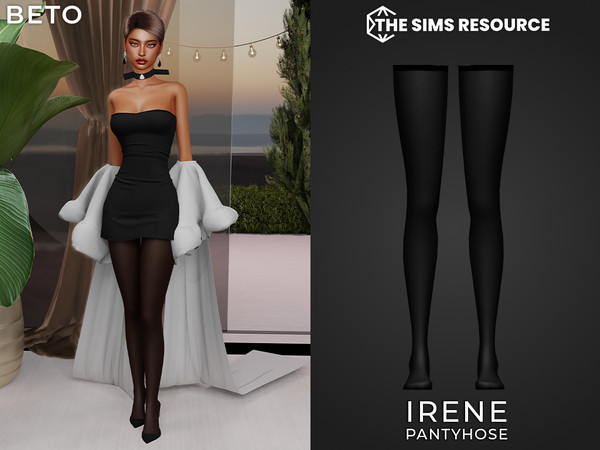 Sims 4 — Irene (Pantyhose) by Beto_ae0 — Long and elegant pantyhose for dresses