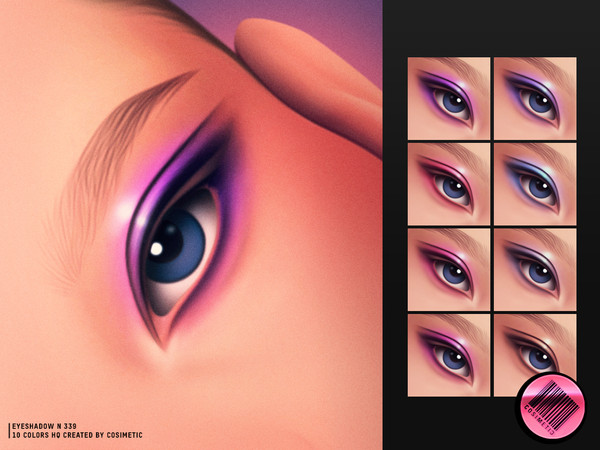 Sims 4 — Soft Eyeshadow N339 by cosimetic — - Female