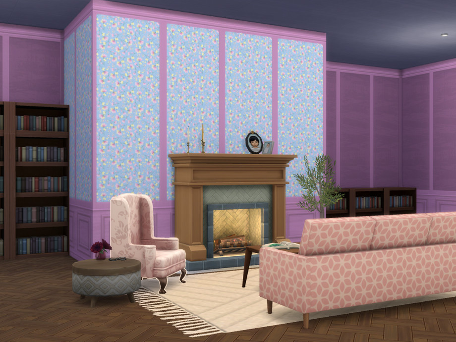 The Sims Resource | Vintage Manor Panels - Pink Collection