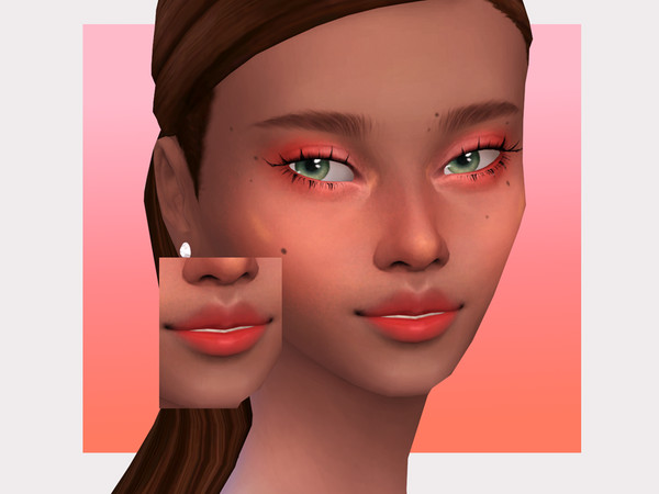 Sims 4 — Summer Powder Lipstick by Sagittariah — base game compatible, 12 swatches, properly tagged, enabled for all