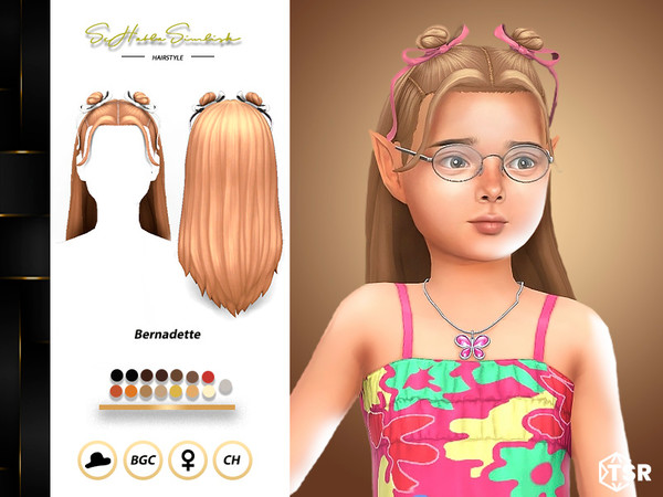 Sims 4 — SHS_Bernadette_ChildrenHair.package by sehablasimlish — Hope you like it and enjoy it. Maxis Match