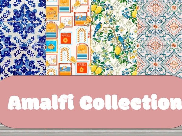 Sims 4 — Amalfi collection by mariquilla1904 — Amalfi Collection - Custom Wallpapers for The Sims 4