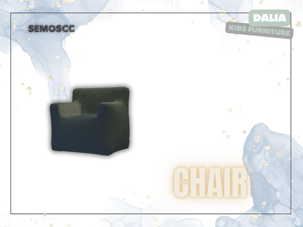 Sims 4 — [SCC] Dalia Dresser by semoscc — Modern Kids furniture +4 different Color swatches -Dresser