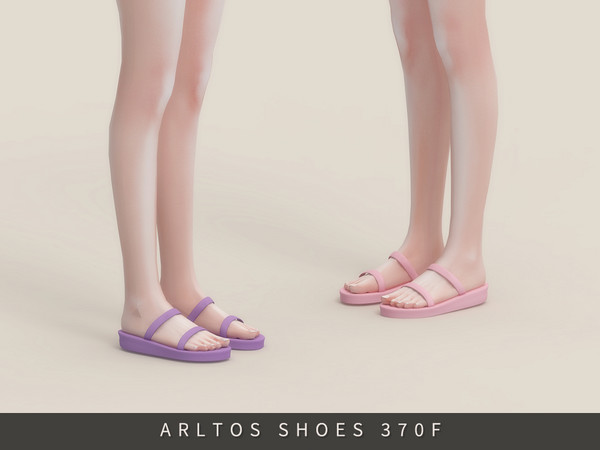 Sims 4 — Simple Sandals Female by Arltos — 14 colors.