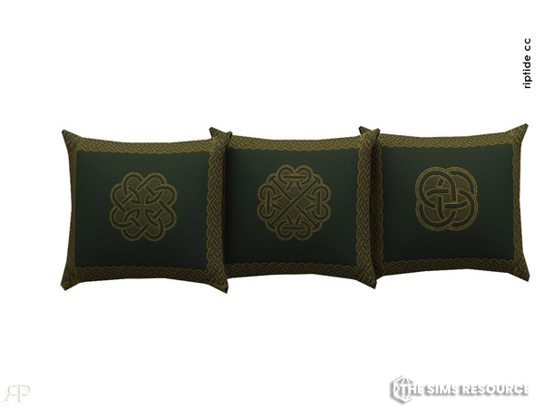 Sims 4 — Riptide CC -Fairy Terrarium Living Set Woodling Pillows by Riptidecc — A magical and organic lounge collection