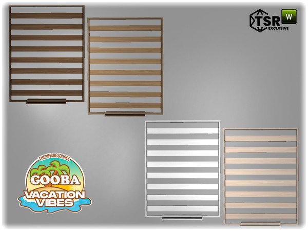 Sims 4 — Jomsims VacationVibes Gooba separator by jomsims — Gooba garden set, perfect for a dream vacation by the water.