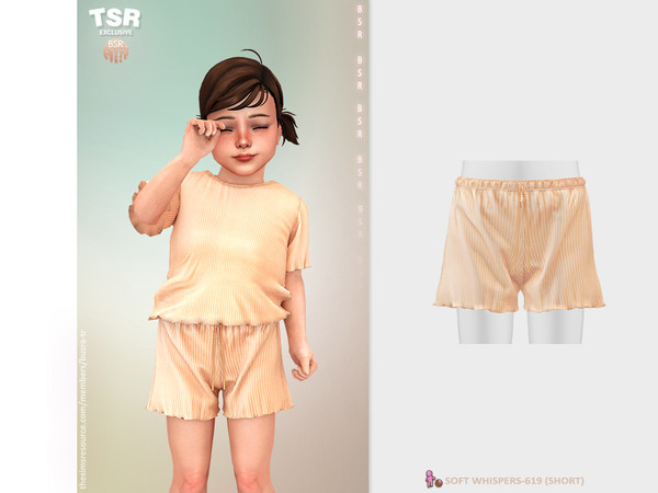 Sims 4 — ToddlerF - SOFT WHISPERS-619 (SHORT) BD1576 by busra-tr — 10 colors Toddler