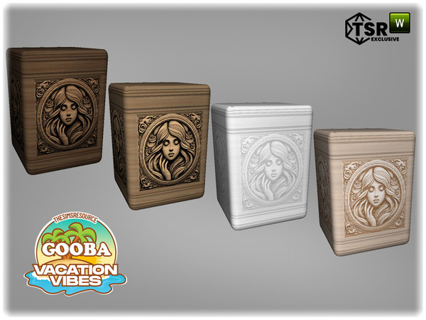 Sims 4 — Jomsims VacationVibes Gooba display by jomsims — Gooba garden set, perfect for a dream vacation by the water.