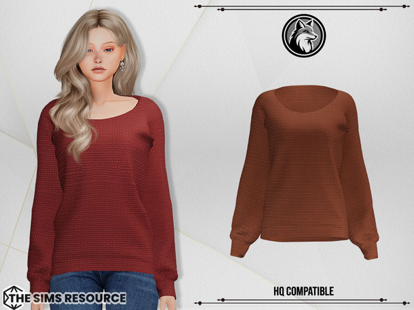 Sims 4 — Lina Sweater by ForLima — 6 Colors