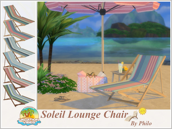 Sims 4 — Philo_Soleil Lounge Chair by philo — This set includes: