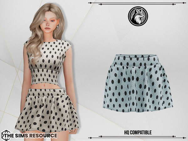 Sims 4 — Nala Set Skirt by ForLima — 4 Colors