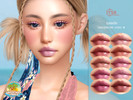 Sims 4 — IMF Sunnie Lipstick N.662 VACATION VIBES by IzzieMcFire — Sunnie Lipstick N.662 contains 10 colors in hq