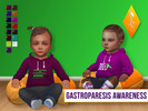 Sims 4 — Gastroparese Awareness hoodies by Stephanie_Mey1991 — This set consists of two casual hoddies for Gastroparesis