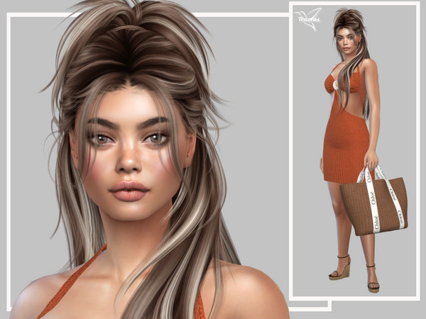 Sims 4 — Renee Ravon by _TRASRAS — Go to Required tab to upload necessary CC, if you want your sim same as pictures.