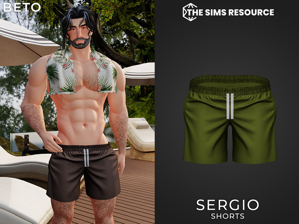 Sims 4 — Sergio (Shorts) by Beto_ae0 — Men's shorts for summer, Enjoy it