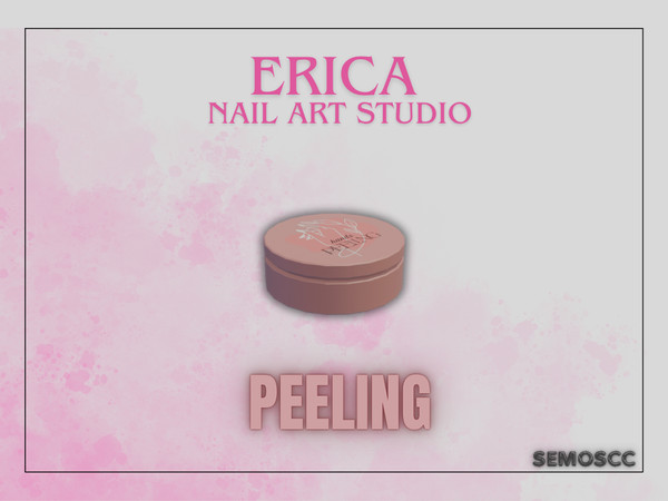 Sims 4 — [SCC] Erica NailArt Studio -Peeling by semoscc — Pink themed Nail Art Studio set