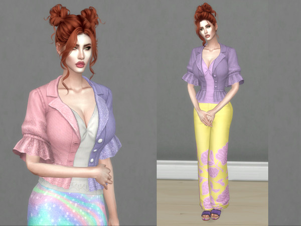 Sims 4 — BraverrinPixieDustCamiOverlay.package by BraverrinDesigns — Magically mix and match your separates!