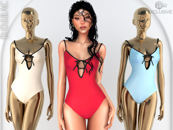 Sims 4 — One Piece Swimsuit DO0926 by DOLilac — Custom thumbnail