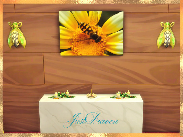 Sims 4 — Patreon - Friends In Nature - Canvas by Draven298 — Todays canvas drop is all about the living, buzzing,