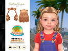 Sims 4 — Aliyah Hairstyle for Toddler by sehablasimlish — Hope you like it and enjoy it. Maxis Match