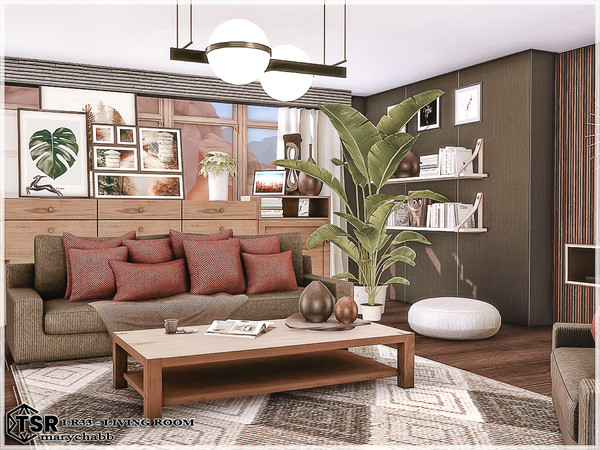 Sims 4 — LR33 - Living Room by marychabb — I present a room - Living Room . Room is fully equipped.