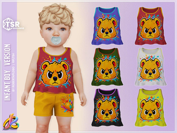 Sims 4 — Boy Top 317 -Infant by RobertaPLobo — Top 317 - Infant Boy version - TS4