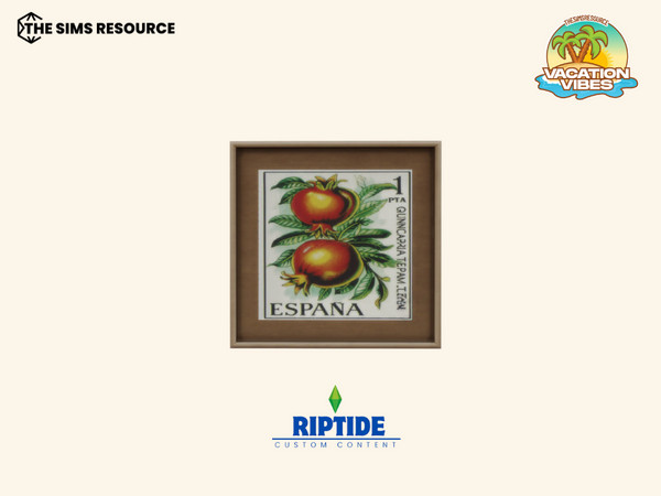 Sims 4 — Riptide CC Enchanted Riviera Vacation Vibes Appreciating the Everyday Painting by Riptidecc — This mood set is