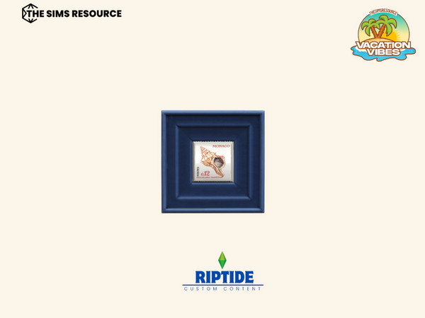 Sims 4 — Riptide CC Enchanted Riviera Vacation Vibes Curious Collector Painting by Riptidecc — This mood set is inspired