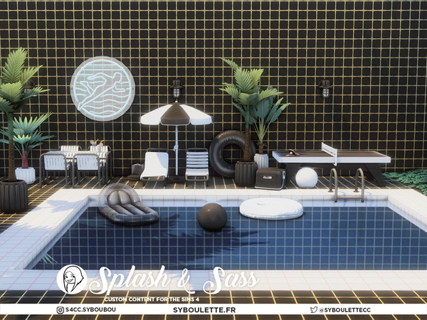 Sims 4 — SYB Splash & Sass - Umbrella base by Syboubou — Turn up the heat with Splash & Sass, a bold and playful