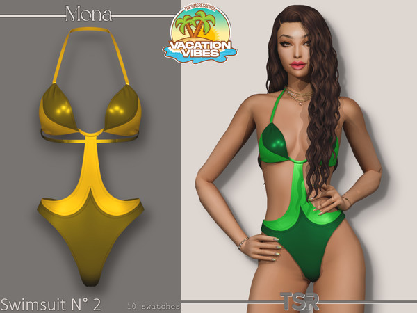 Sims 4 — VacationVibes_Swimsuit_2 by Mona — -New mesh-